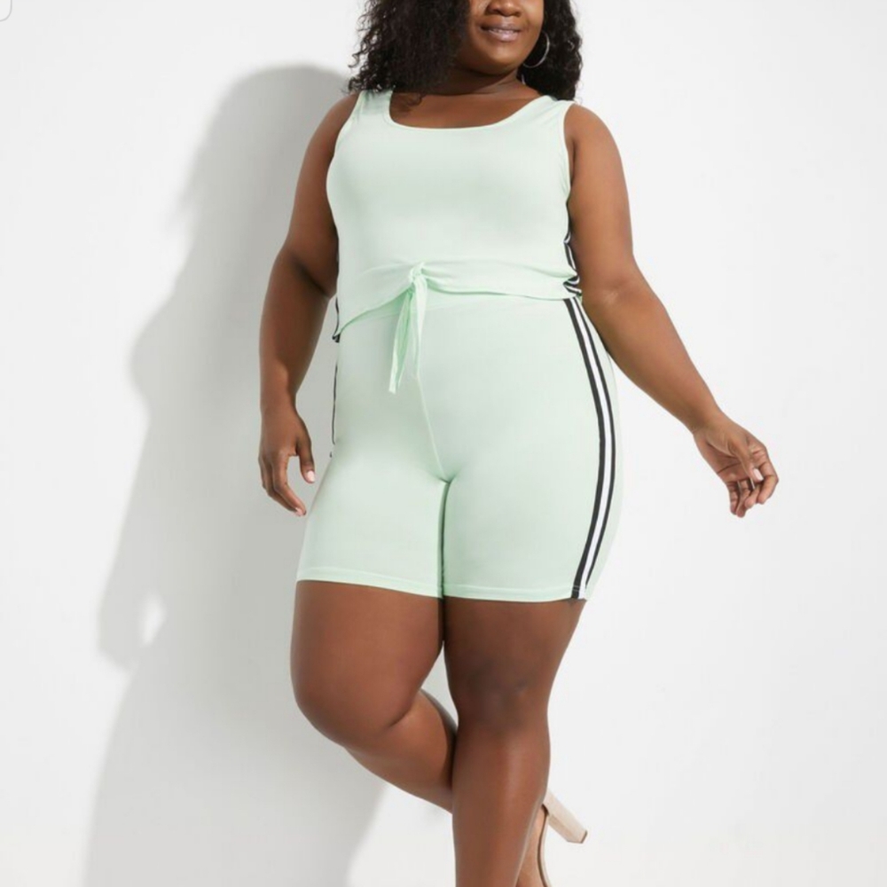 Ashley Stewart biker shorts